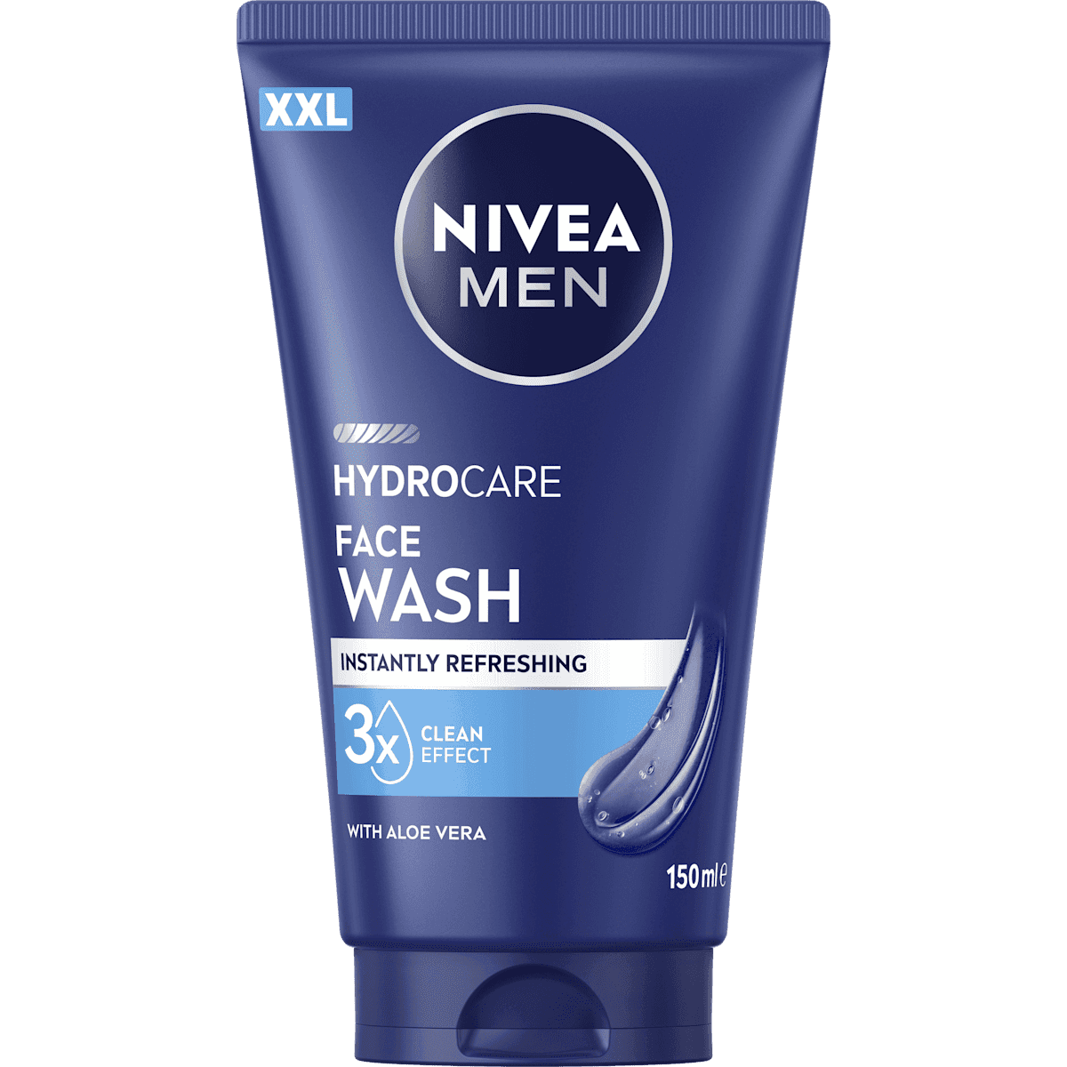 NIVEA MEN Gel nettoyant Hydrocare XXL, 150 ml — produit allemand authentique au Maroc