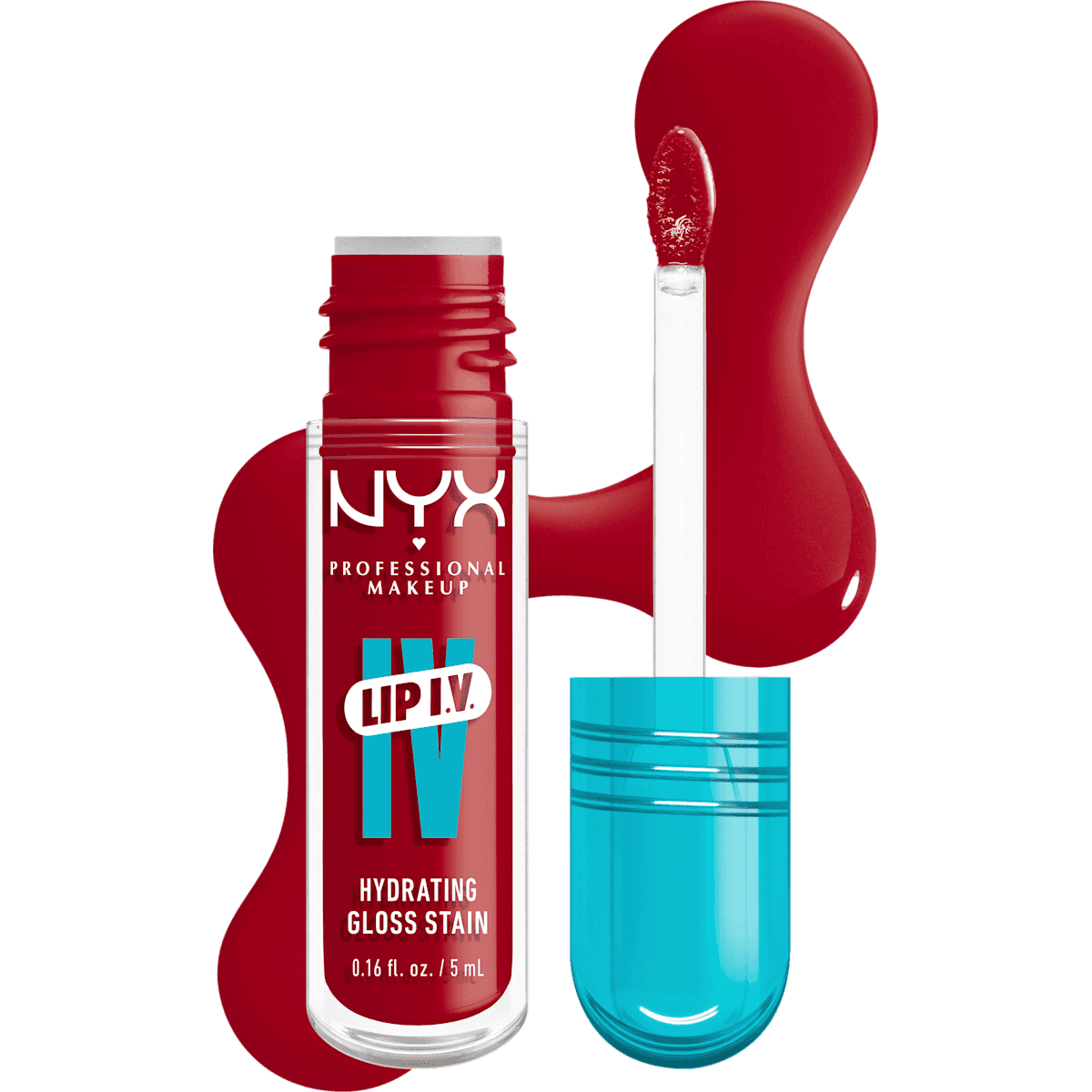 NYX PROFESSIONAL MAKEUP Gloss LIP IV Stain 22 Cherry Drenched, 5 g (NYX PROFESSIONAL MAKEUP Lipgloss LIP IV Stain 22 Cherry Drenched, 5 g) — produit allemand authentique au Maroc