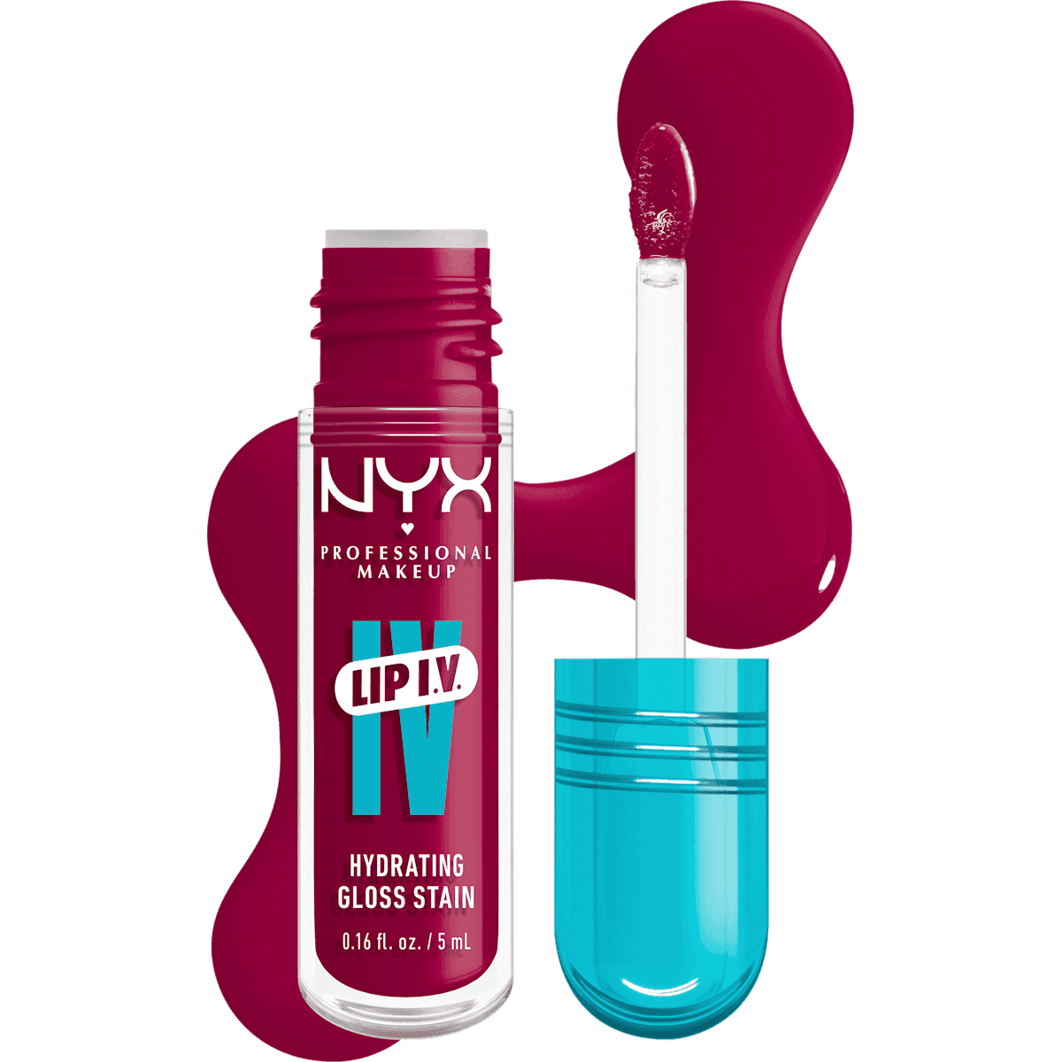 NYX PROFESSIONAL MAKEUP Gloss LIP IV Stain 19 Magenta Mist, 5 g (NYX PROFESSIONAL MAKEUP Lipgloss LIP IV Stain 19 Magenta Mist, 5 g) — منتج ألماني أصلي في المغرب