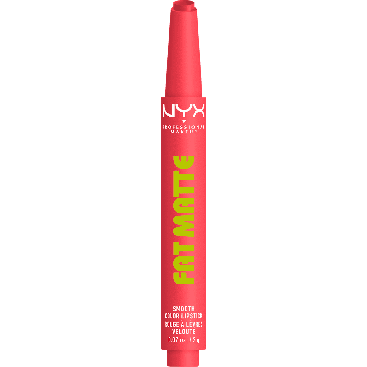 NYX PROFESSIONAL MAKEUP Rouge à lèvres Fat Matte Smooth 11 Pink Puff, 2 g (NYX PROFESSIONAL MAKEUP Lippenstift Fat Matte Smooth 11 Pink Puff, 2 g) — منتج ألماني أصلي في المغرب