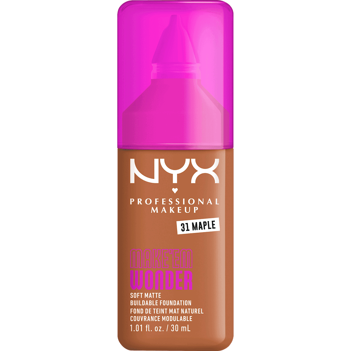 NYX PROFESSIONAL MAKEUP Foundation Make 'EM Wonder 31, 30 ml — authentic German product in Morocco