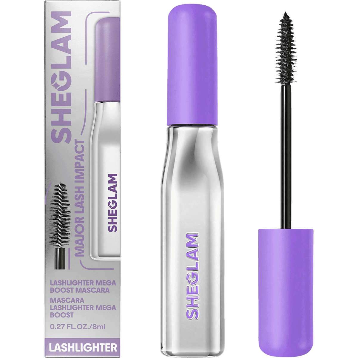 SHEGLAM Mascara Lashlighter Mega Boost Black, 8 ml — منتج ألماني أصلي في المغرب