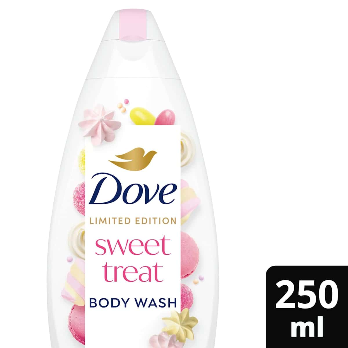 Dove Gel douche soin Sweet Treat Candy & Gourmet Treats Scent, 250 ml (Dove Pflegedusche Sweet Treat Candy & Gourmet Treats Scent, 250 ml) — منتج ألماني أصلي في المغرب