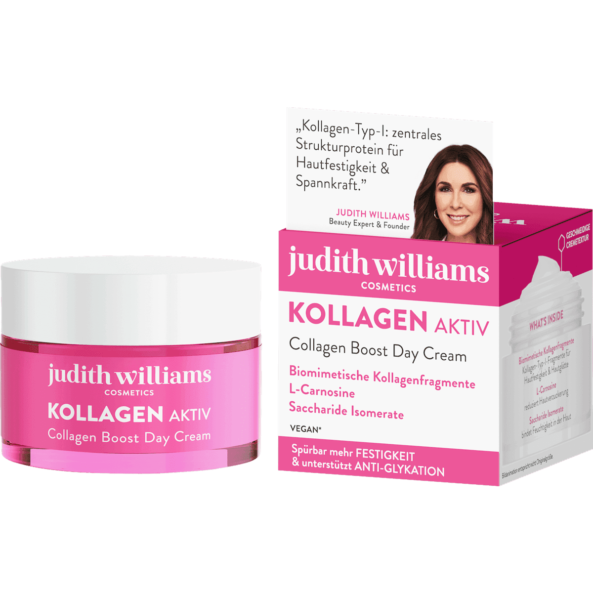 judith williams COSMETICS face cream Collagen Aktiv, 50 ml (judith williams COSMETICS Gesichtscreme Kollagen Aktiv, 50 ml) — authentic German product in Morocco