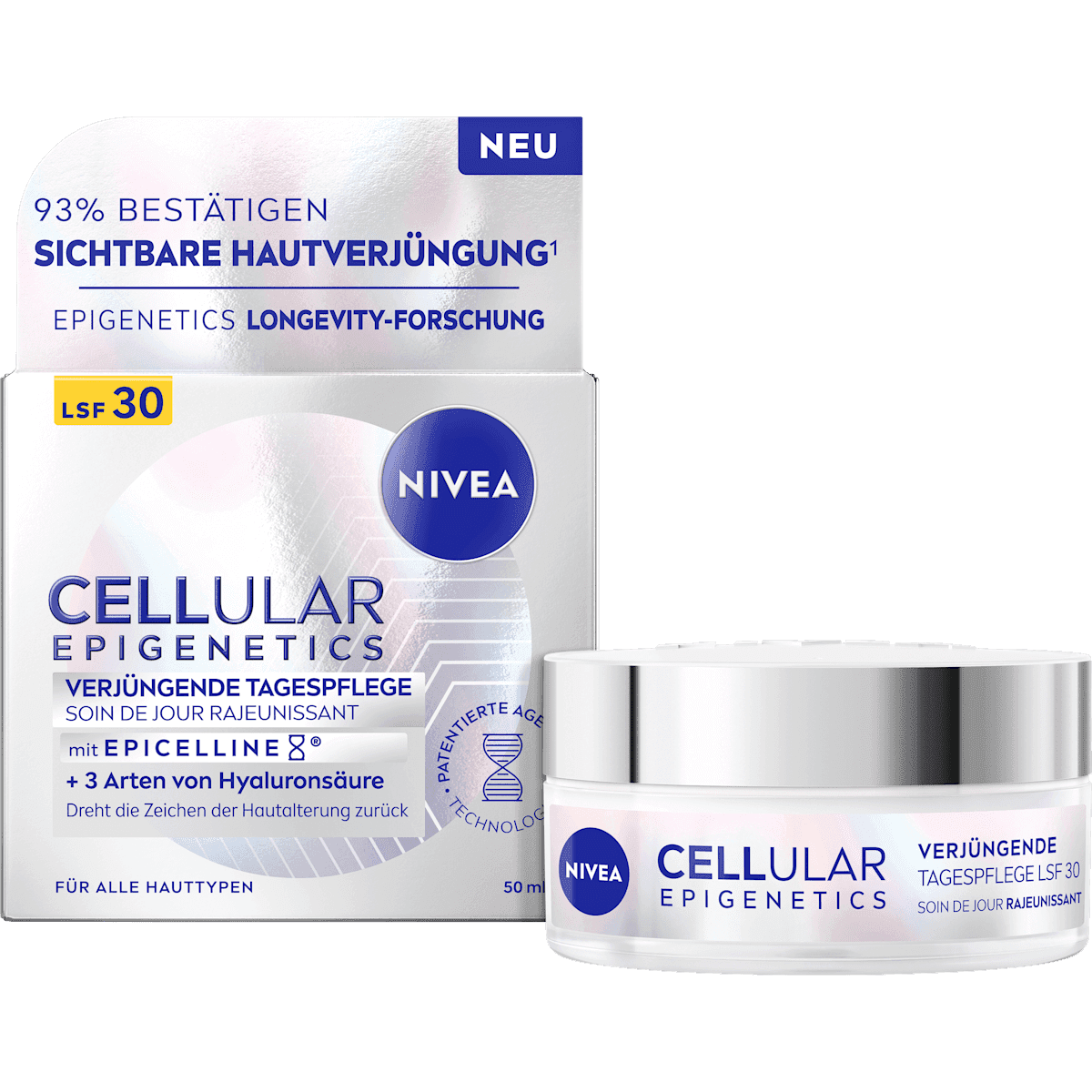 NIVEA crème visage Cellular Epigenetics, 50 ml (NIVEA Gesichtscreme Cellular Epigenetics, 50 ml) — منتج ألماني أصلي في المغرب