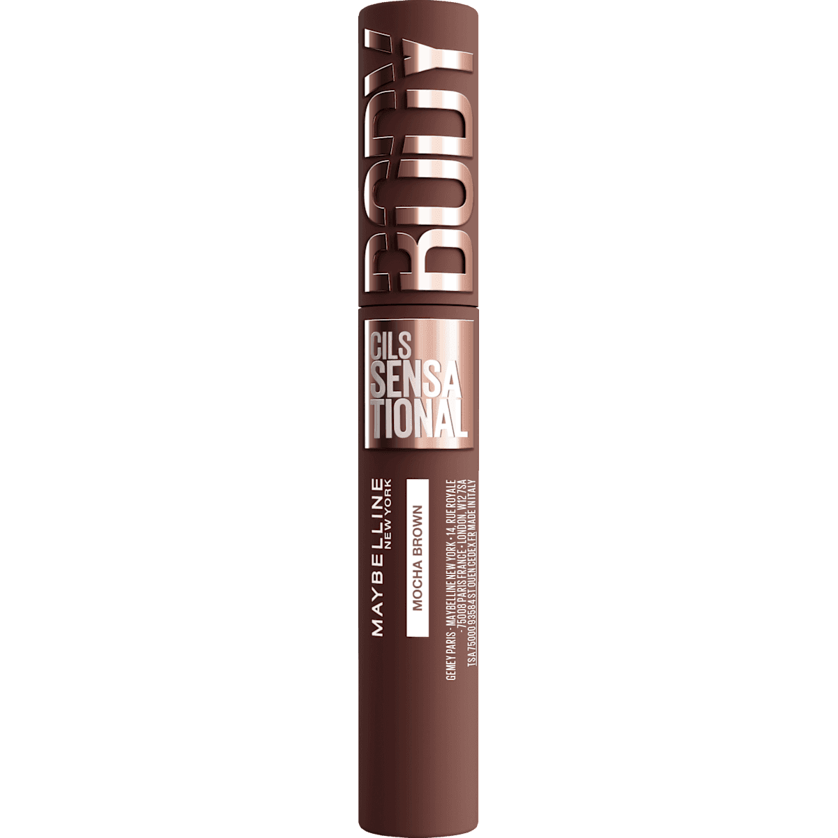 MAYBELLINE NEW YORK Mascara Lash Sensational Body Mocha Brown, 9,65 ml — authentic German product in Morocco