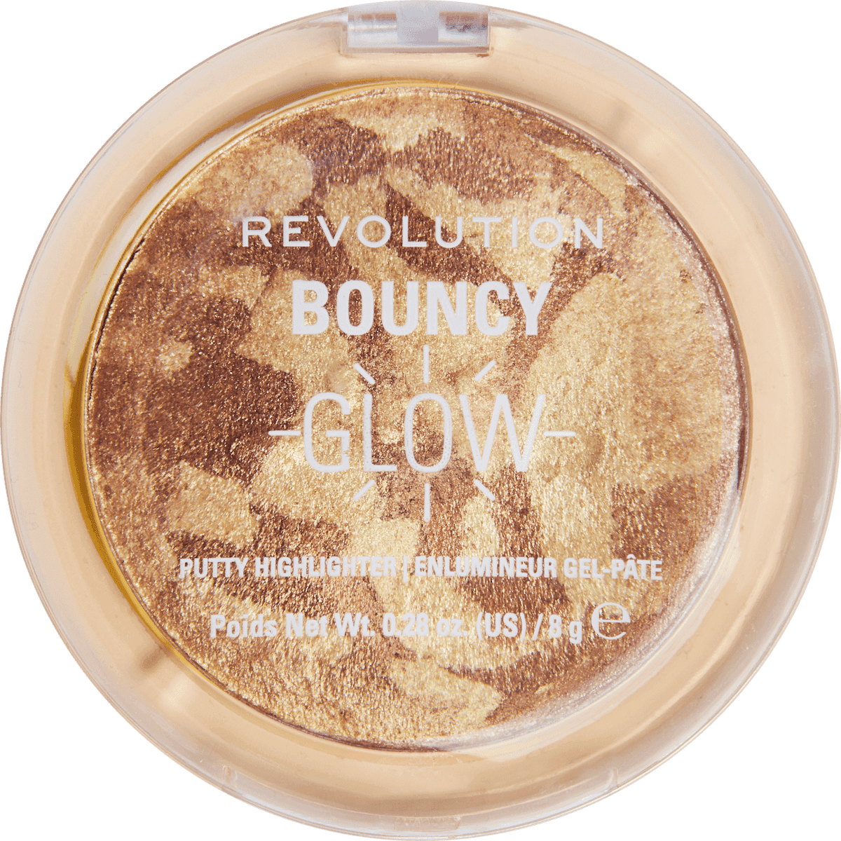 REVOLUTION Highlighter Bouncy Glow Sunrise, 6,5 g — authentic German product in Morocco