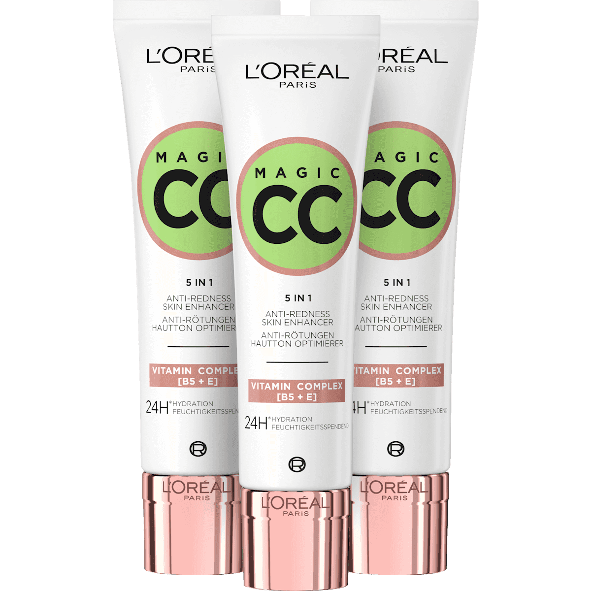 L'ORÉAL PARiS CC Cream Anti Rötungen 3er Set, 1 pc — authentic German product in Morocco
