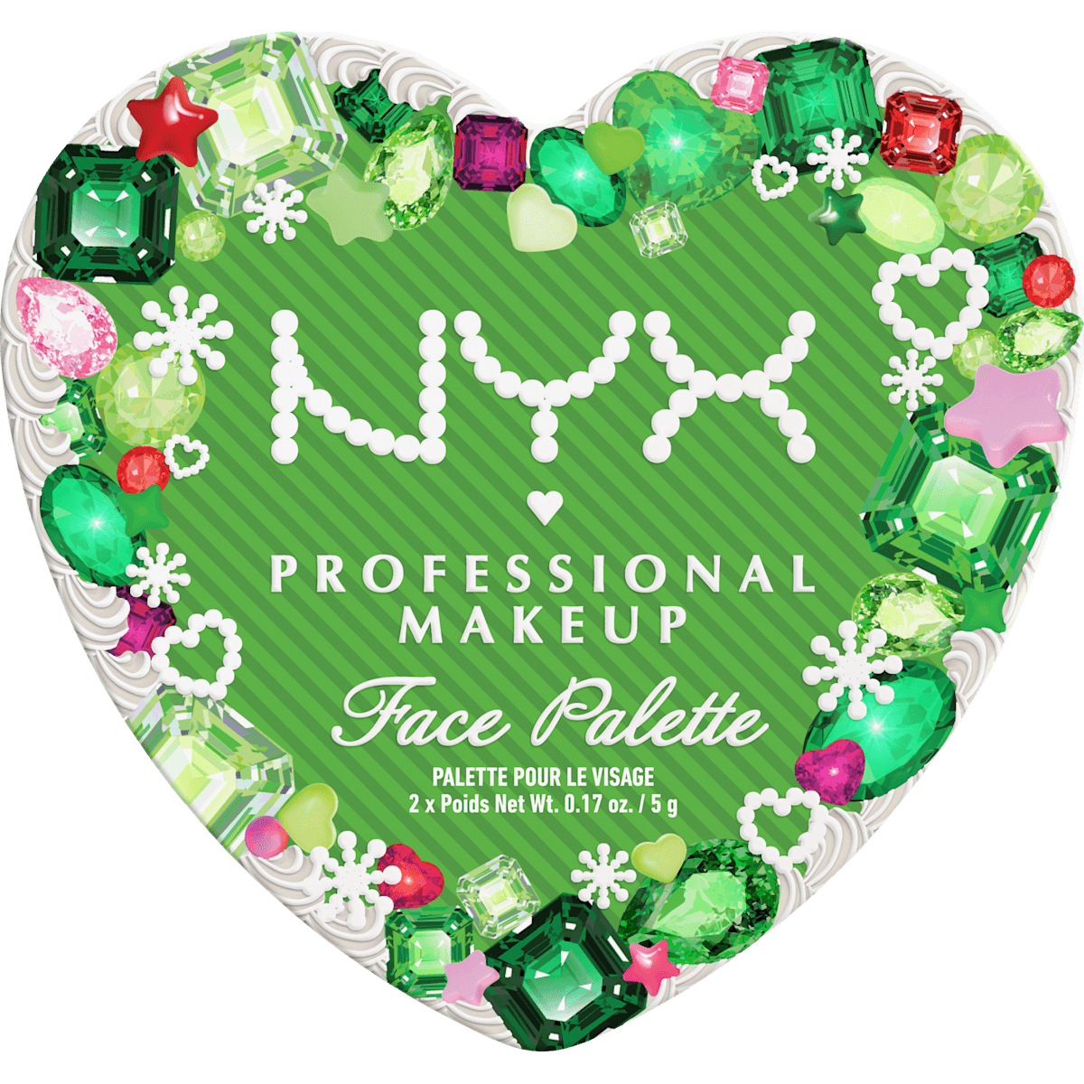 NYX PROFESSIONAL MAKEUP Farbpalette XMAS 01 Gem it out hot, 10 g — منتج ألماني أصلي في المغرب
