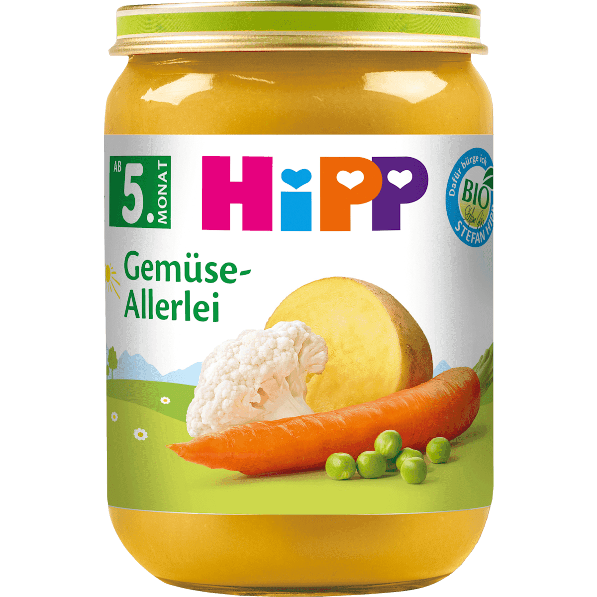 HiPP Gemüseallerlei, dès 5 mois, 190 g — منتج ألماني أصلي في المغرب