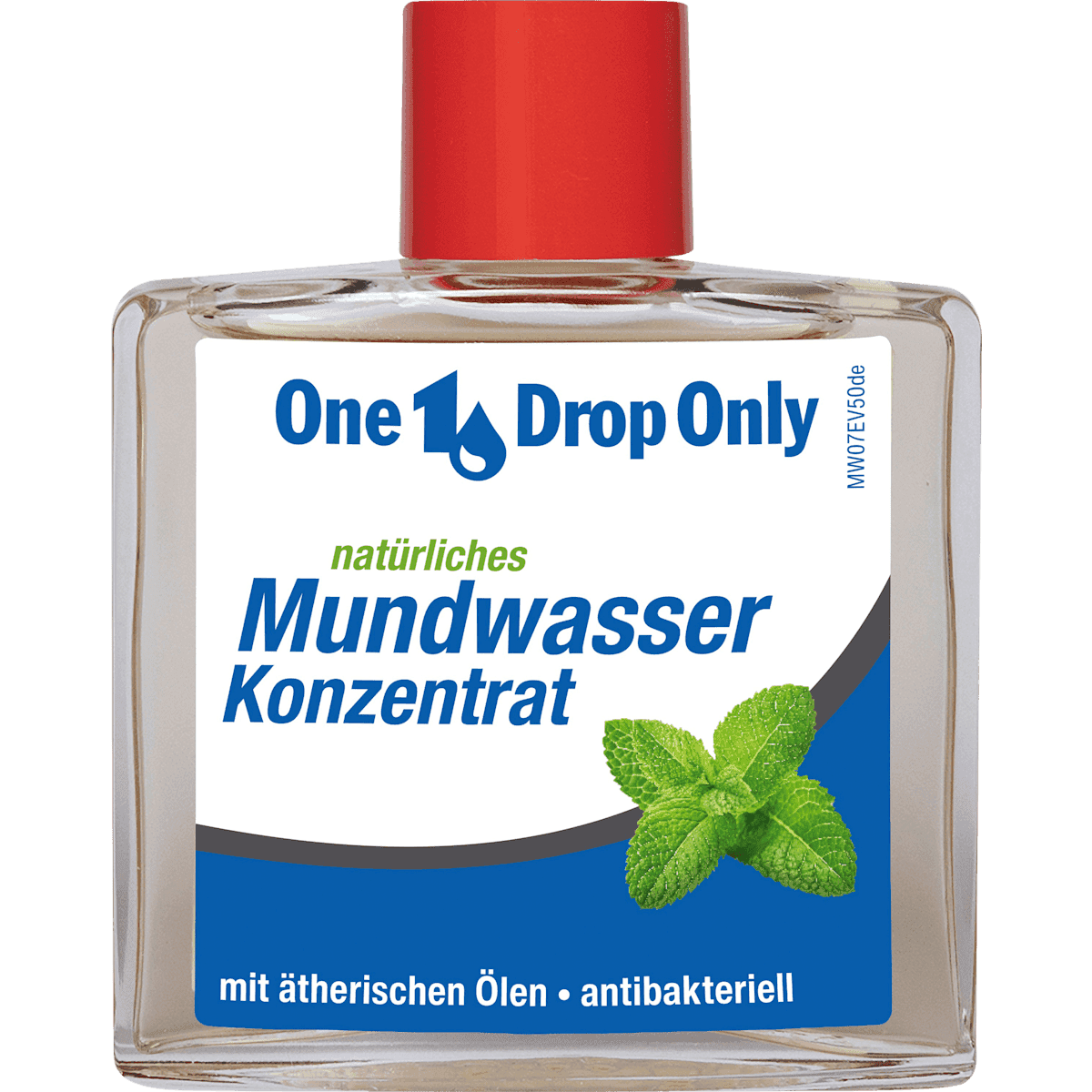 One Drop Only Bain de bouche Concentré, sans fluor, 50 ml (One Drop Only Mundwasser Konzentrat, fluoridfrei, 50 ml) — produit allemand authentique au Maroc