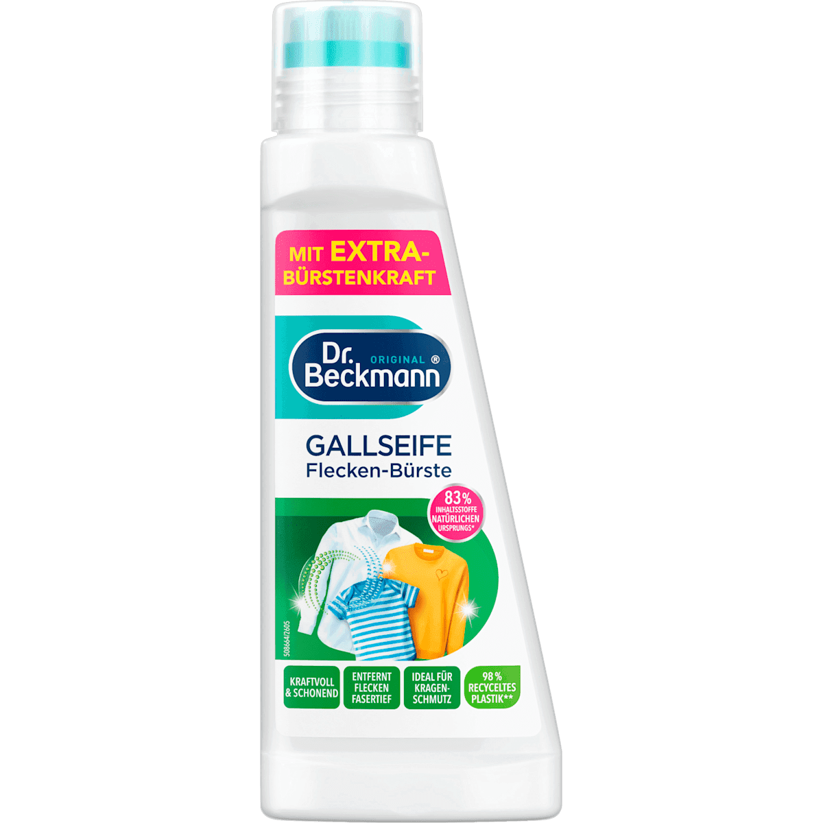Dr. Beckmann Soap with fiel Flecken-Bürste zur Vorbehandlung, 250 ml — authentic German product in Morocco
