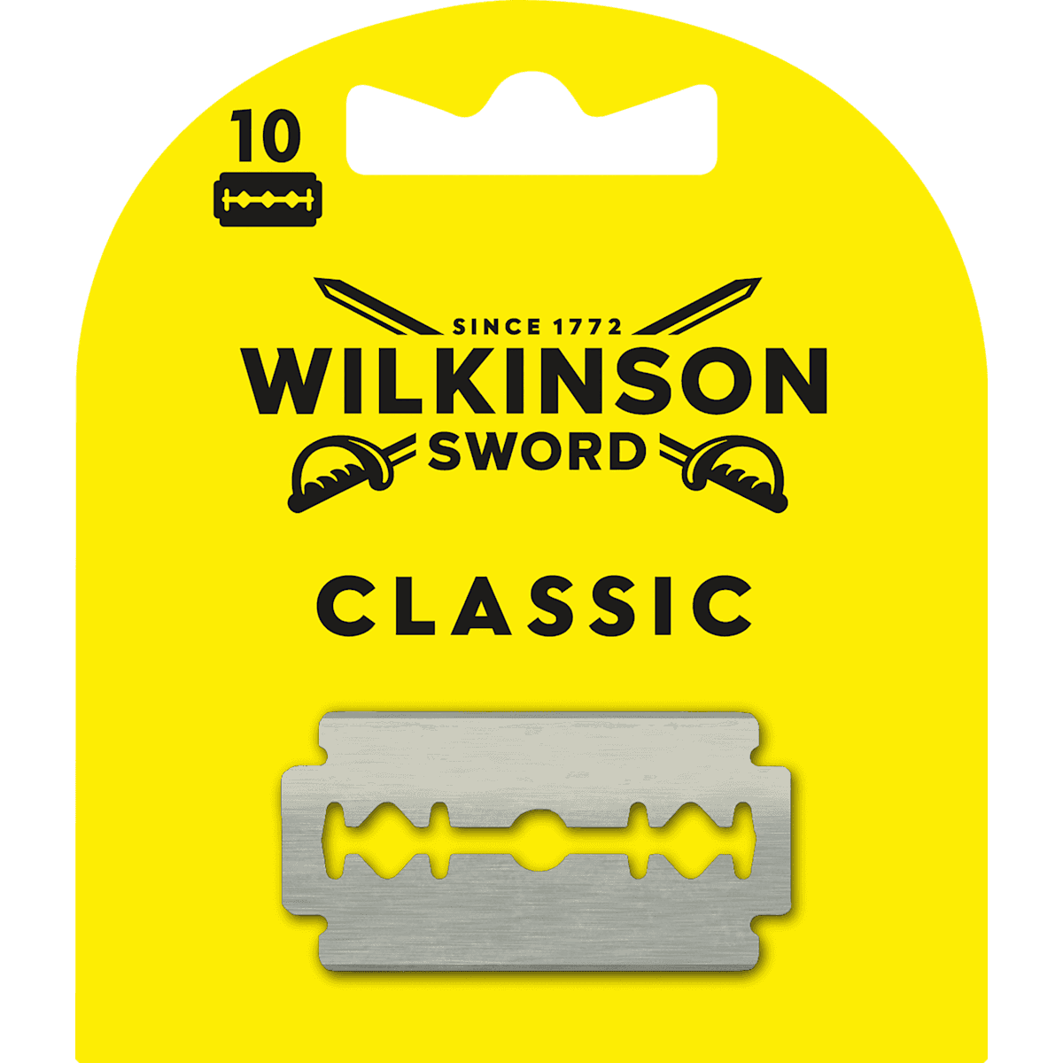 Wilkinson Sword Lames Classic pour rasoir de sûreté, 10 pièces (Wilkinson Sword Rasierklingen, Classic für Rasierhobel, 10 St) — produit allemand authentique au Maroc
