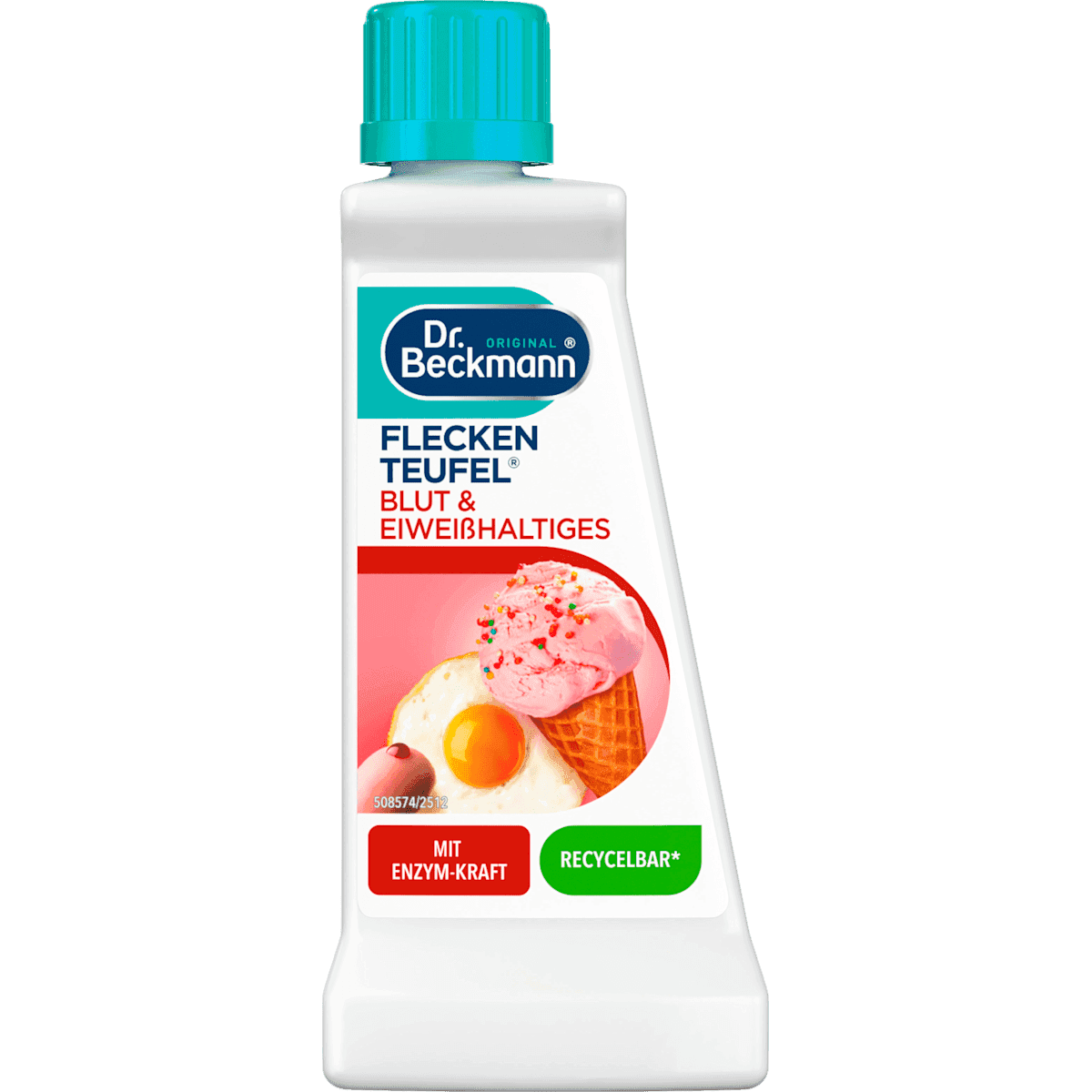 Dr. Beckmann Détachant Fleckenteufel sang & taches protéinées, 50 ml (Dr. Beckmann Fleckenentferner Fleckenteufel Blut & Eiweißhaltiges, 50 ml) — produit allemand authentique au Maroc