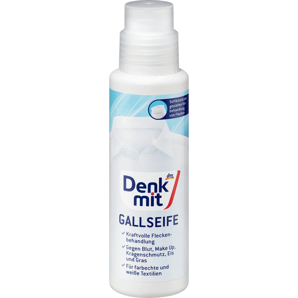 Denkmit Savon au fiel avec Brosse souple, 250 ml — produit allemand authentique au Maroc