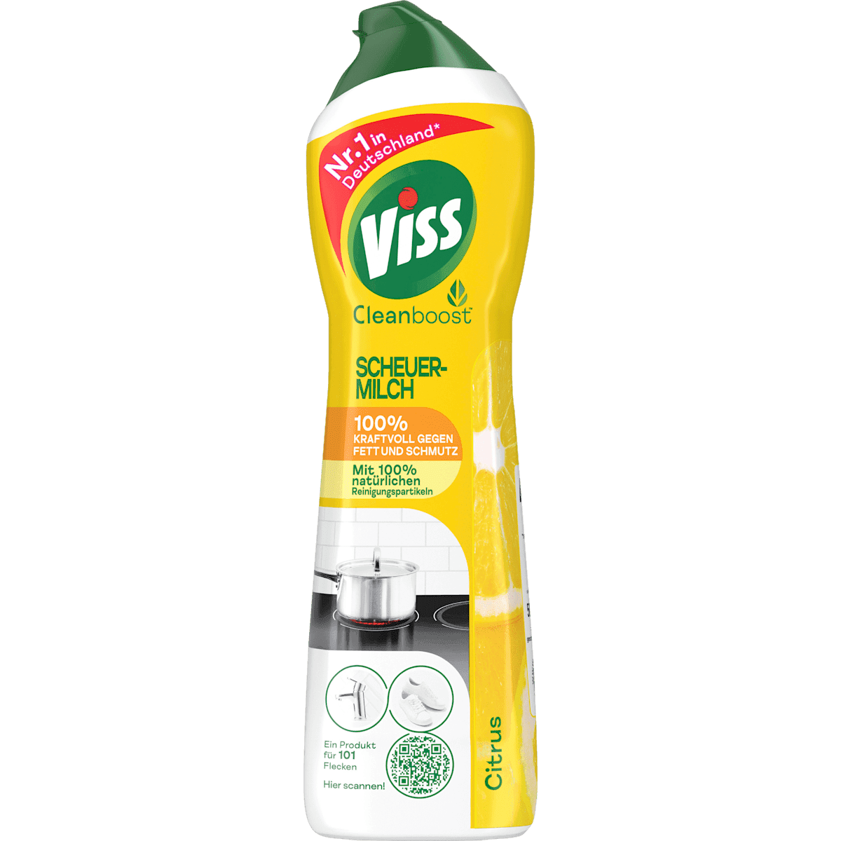 Viss r creamécurer Citrus, 500 ml (Viss Scheuermilch Citrus, 500 ml) — authentic German product in Morocco
