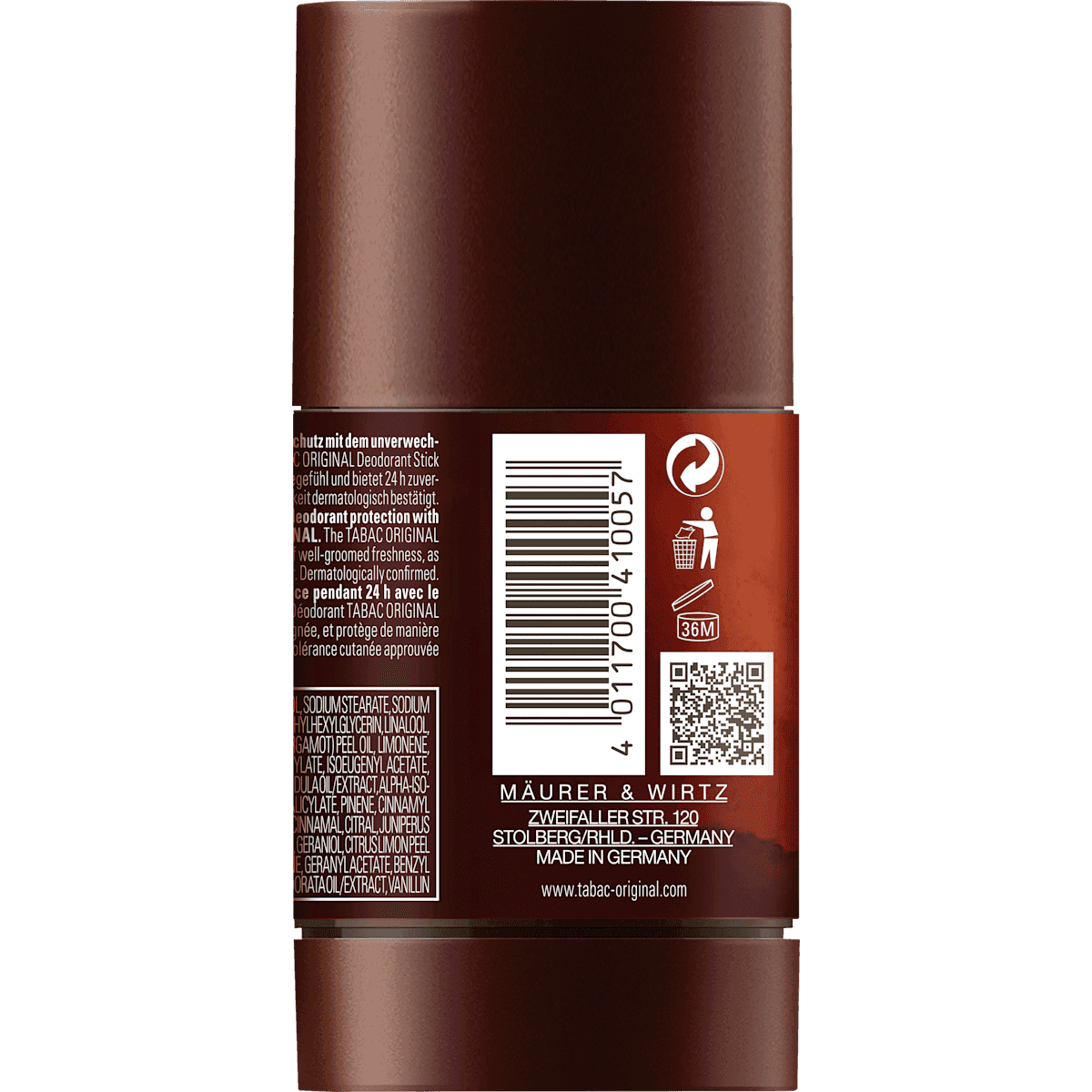 Tabac Original Déodorant stick, 75 ml (Tabac Original Deostick, 75 ml) — منتج ألماني أصلي في المغرب