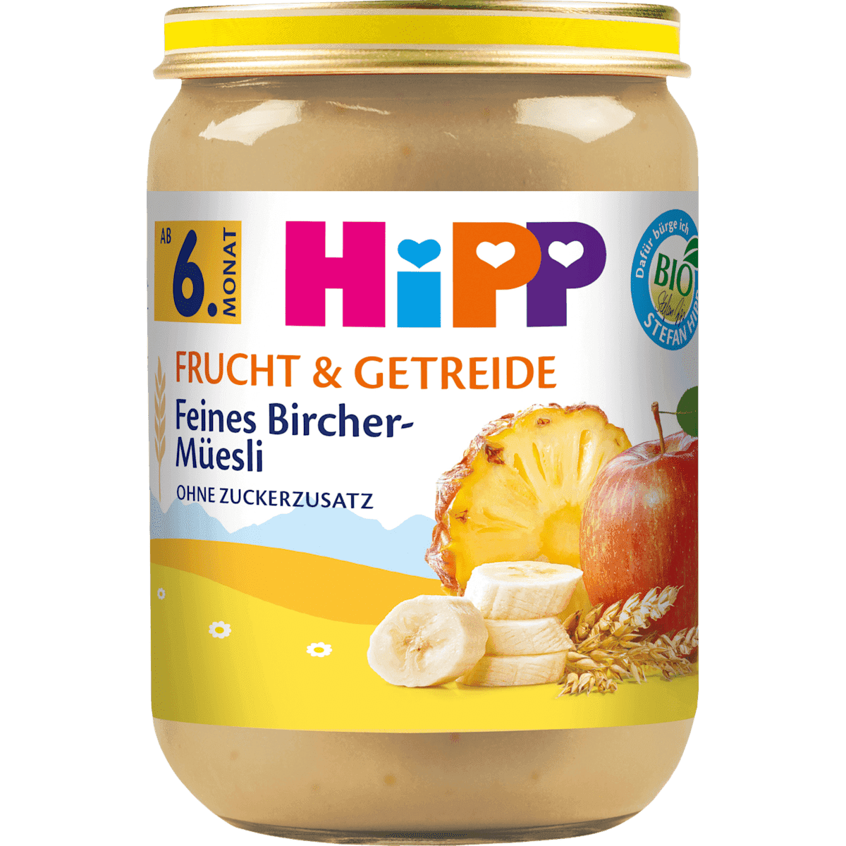 HiPP Frucht & Getreide Feines Bircher Muesli dès 6 mois, 190 g — منتج ألماني أصلي في المغرب