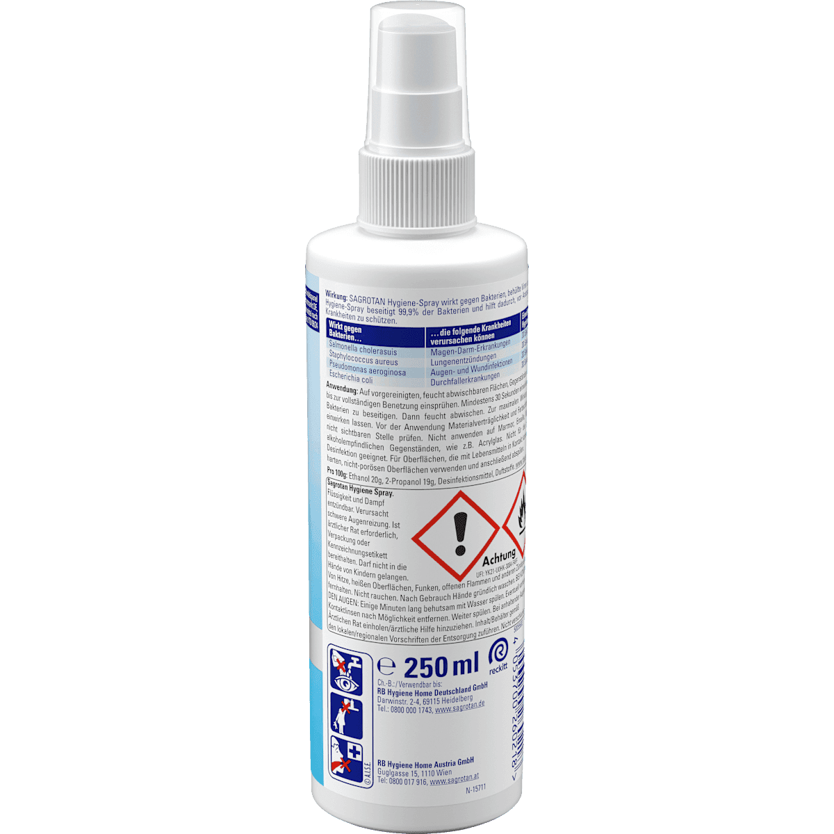 Sagrotan Spray désinfectant surfaces, 250 ml (Sagrotan Desinfektionsspray Oberflächen, 250 ml) — منتج ألماني أصلي في المغرب