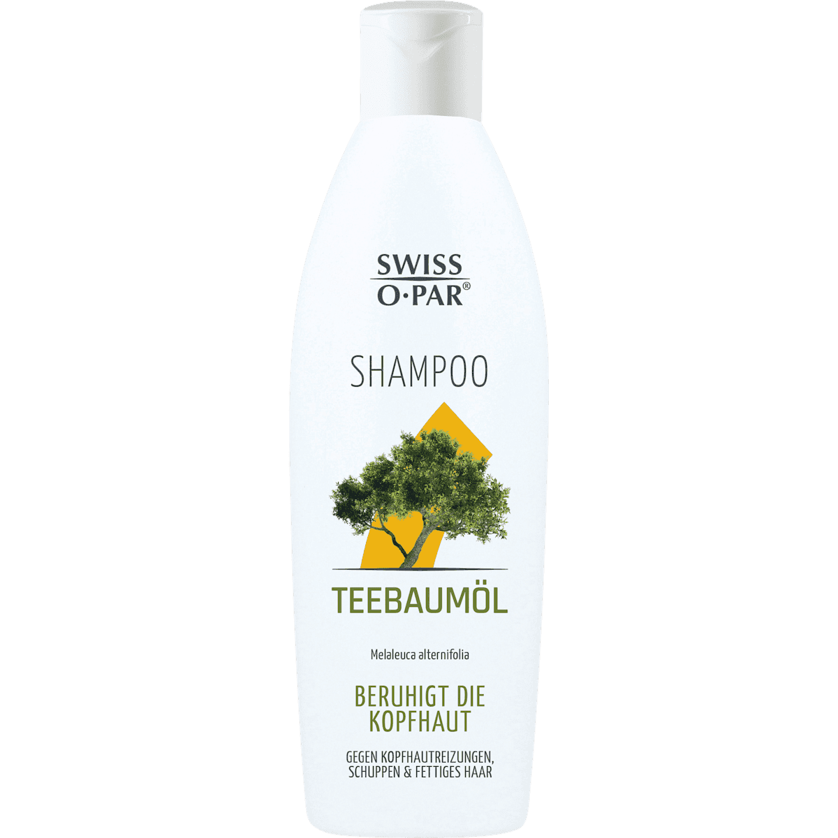 Swiss-o-Par Shampooing huile d'arbre à thé, 250 ml (Swiss-o-Par Shampoo Teebaumöl, 250 ml) — produit allemand authentique au Maroc