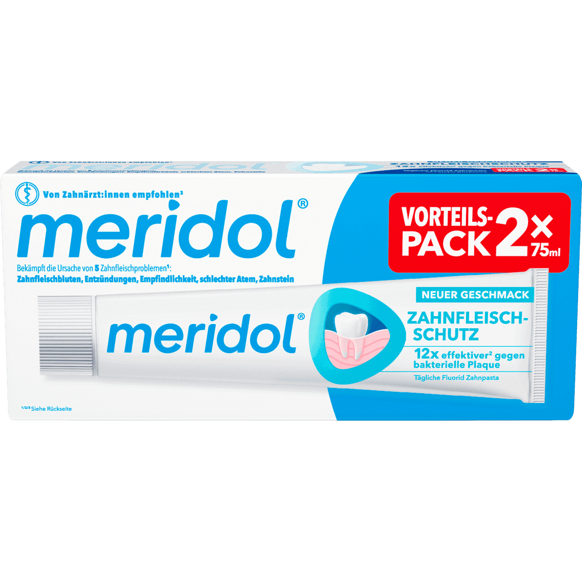 meridol Dentifrice protection des gencives (2 x 75 ml), 150 ml — منتج ألماني أصلي في المغرب