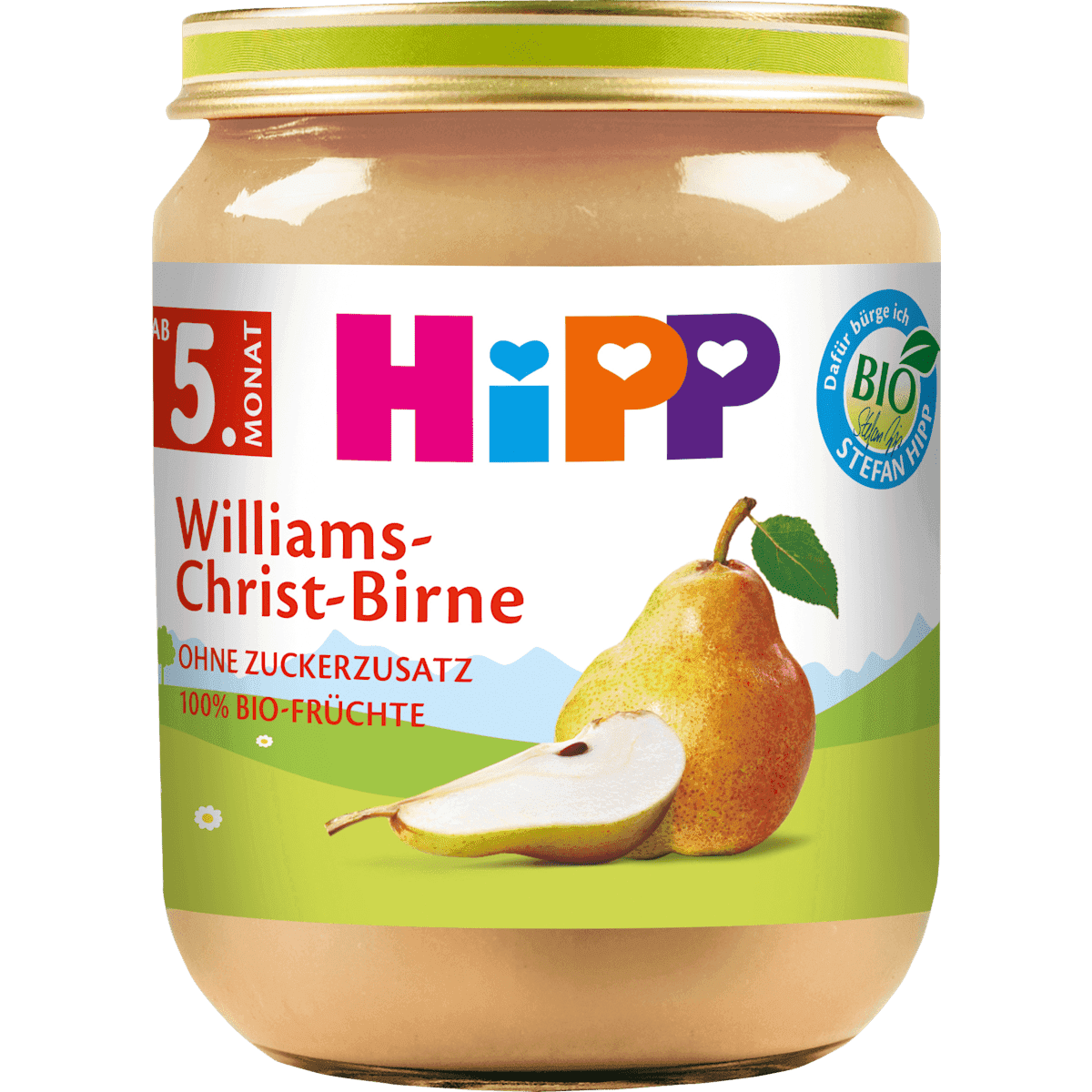 HiPP fruits Williams-Christ-Birne, dès 5 mois, 125 g — منتج ألماني أصلي في المغرب
