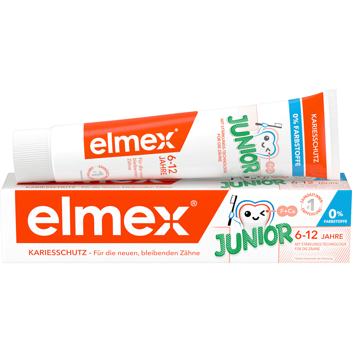 elmex Dentifrice Enfant Junior, 6-12 ans, 75 ml — منتج ألماني أصلي في المغرب