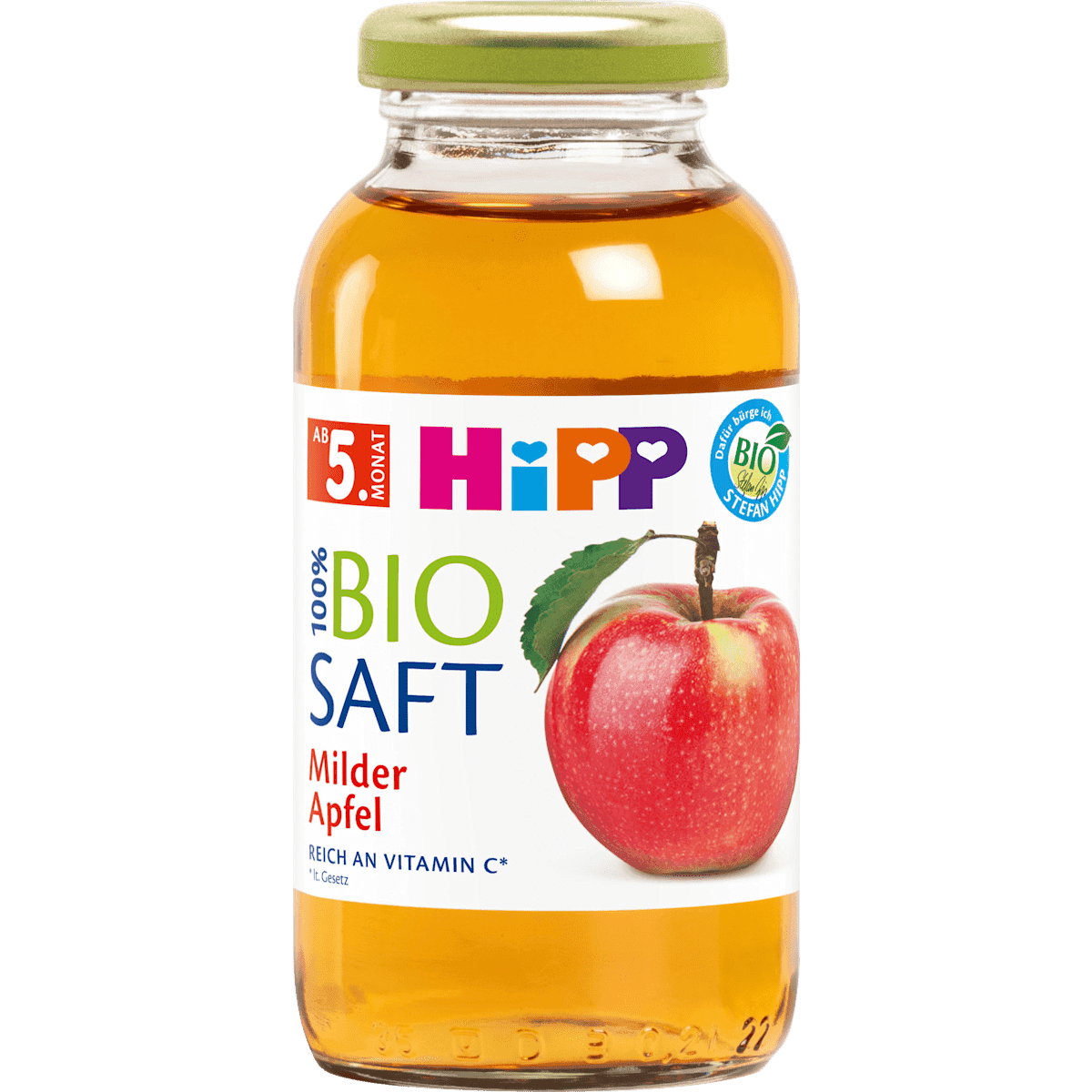 HiPP Saft Milder pomme dès 5 mois, 200 ml (HiPP Saft Milder Apfel ab dem 5.Monat, 200 ml) — منتج ألماني أصلي في المغرب