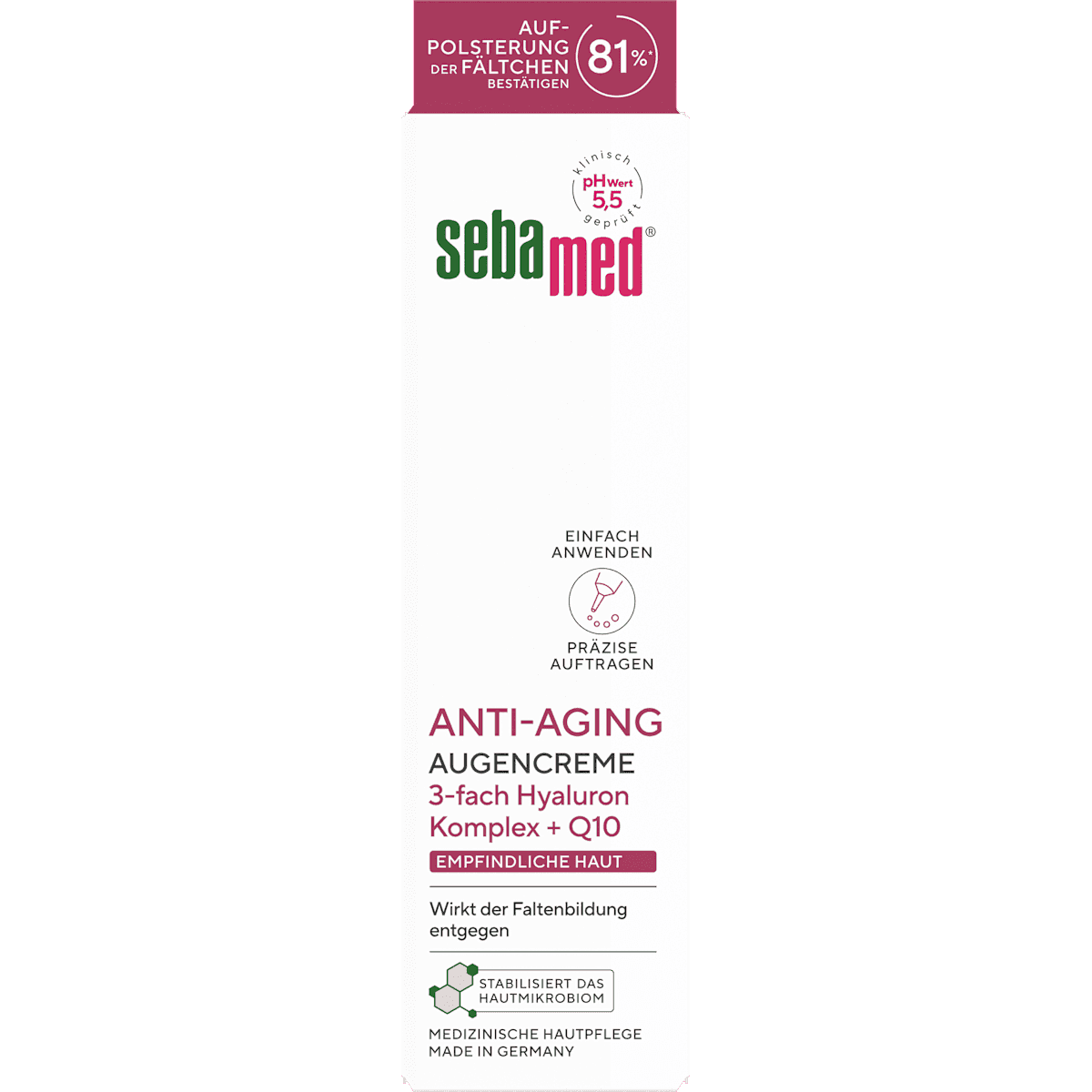 sebamed Anti Aging crème contour des yeux Q10, 15 ml — منتج ألماني أصلي في المغرب