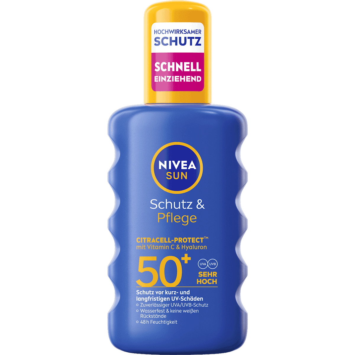 NIVEA SUN sun spray Protect & Moisture LSF 50+, 200 ml — authentic German product in Morocco