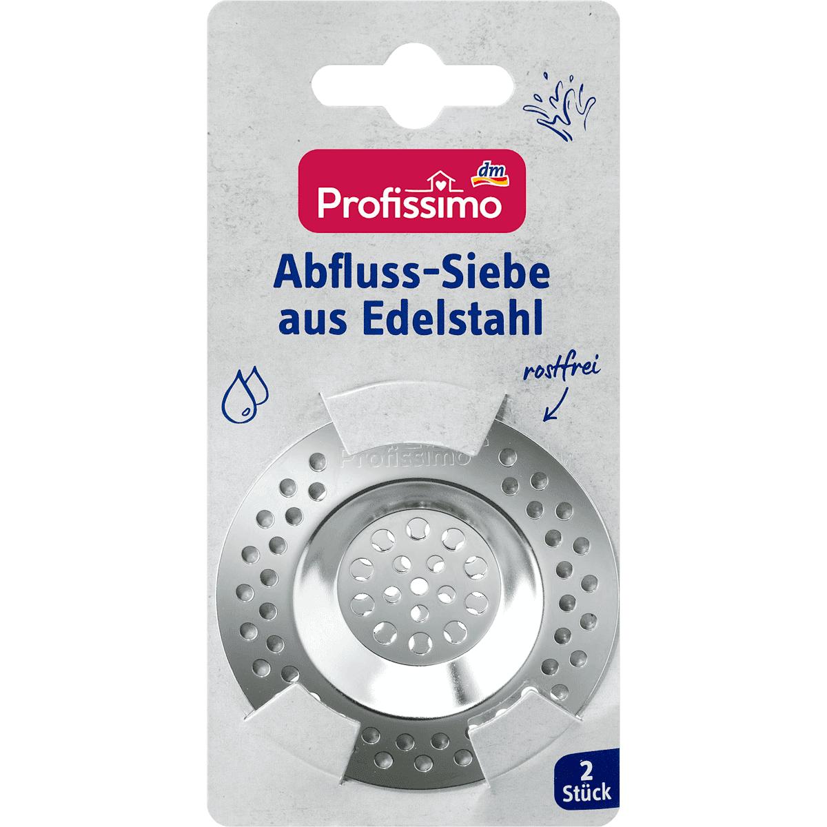 Profissimo Abflusssiebe, 2 pcs — authentic German product in Morocco