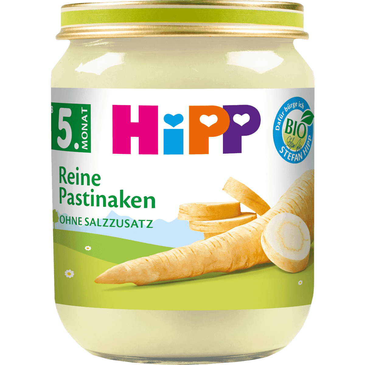 HiPP légumes Reine Pastinaken dès 5 mois, 125 g (HiPP Gemüse Reine Pastinaken ab dem 5. Monat, 125 g) — منتج ألماني أصلي في المغرب