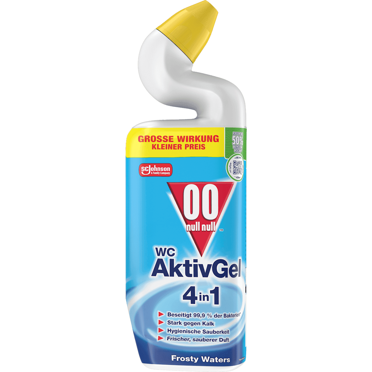 00 Nettoyant WC 00 Aktiv Gel 4in1 Cool Arctic, 750 ml — produit allemand authentique au Maroc