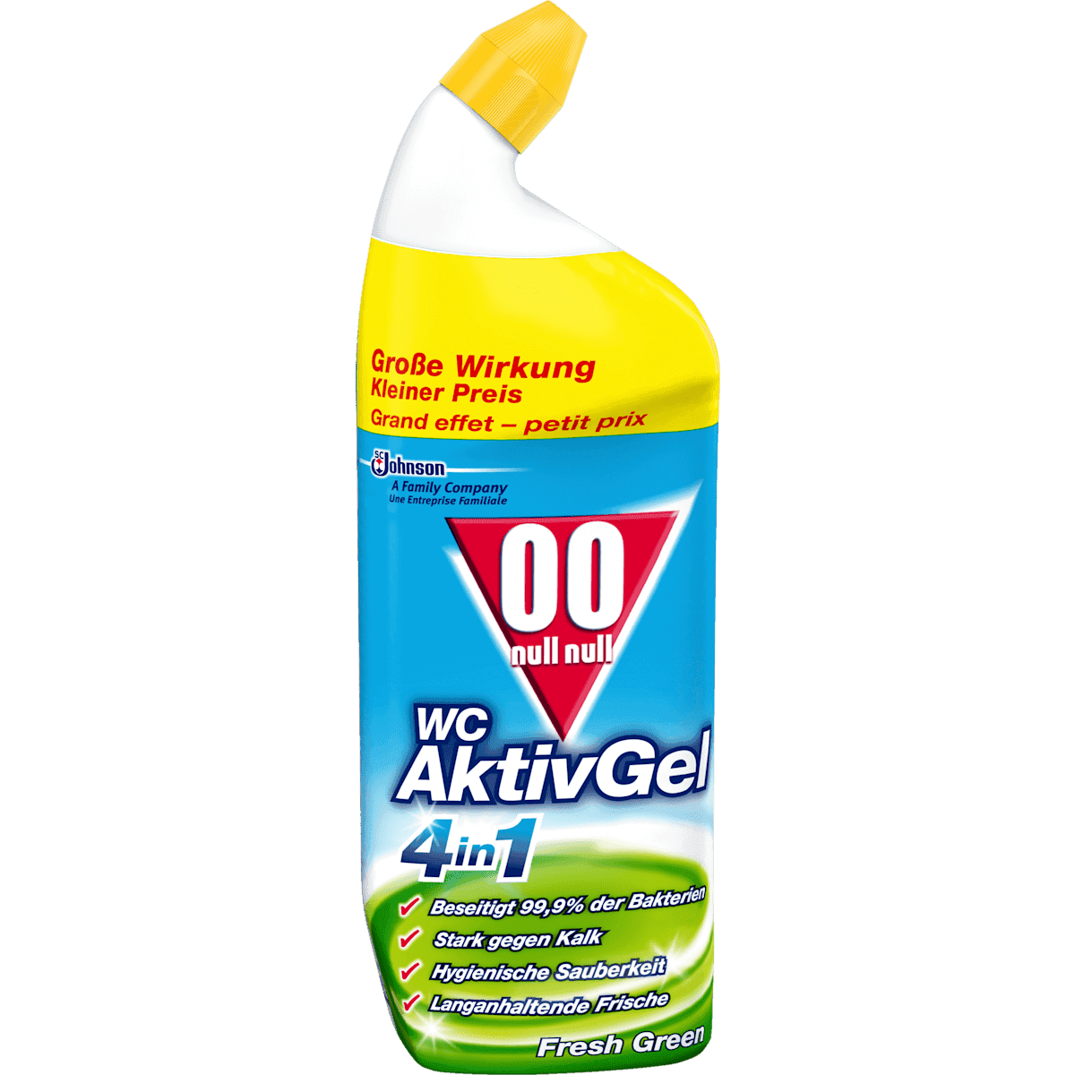 00 Nettoyant WC 00 Aktiv Gel 4in1 Fresh Green, 750 ml — produit allemand authentique au Maroc