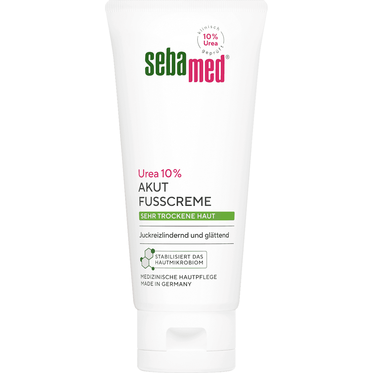 sebamed crème pieds peaux sèches Urea Akut, 100 ml — produit allemand authentique au Maroc