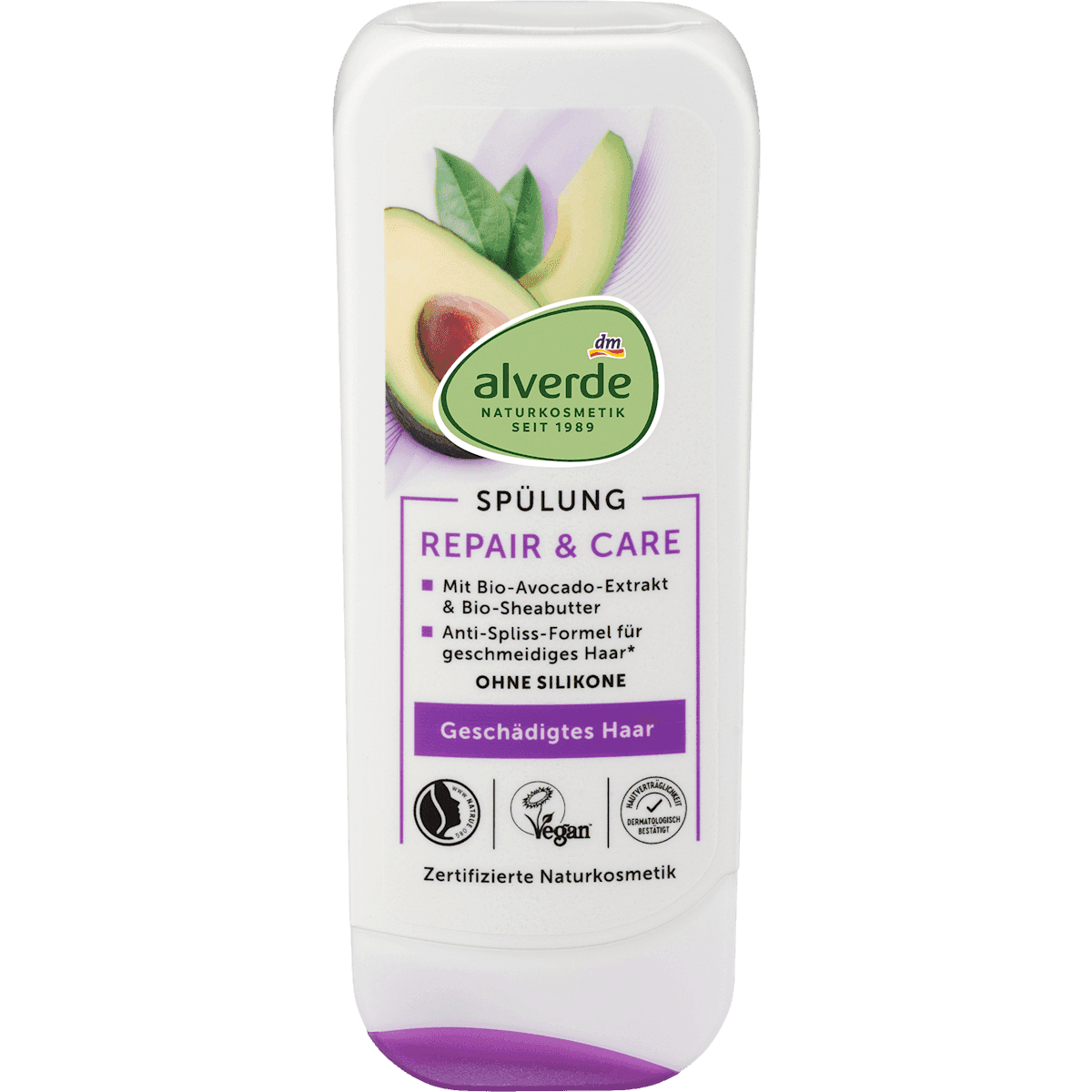 alverde NATURKOSMETIK Conditioner Repair & Care, 200 ml — authentic German product in Morocco