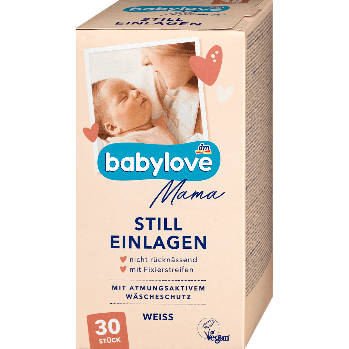 babylove Mama Stilleinlagen blanc, 30 pièces — produit allemand authentique au Maroc