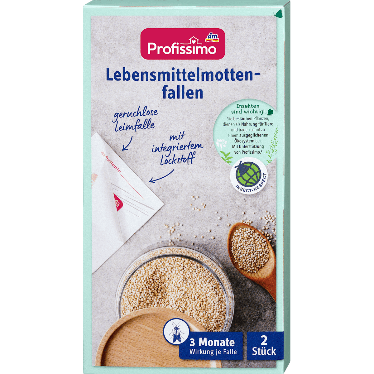 Profissimo Pièges à mites alimentaires, 2 pièces (Profissimo Lebensmittelmottenfallen, 2 St) — منتج ألماني أصلي في المغرب