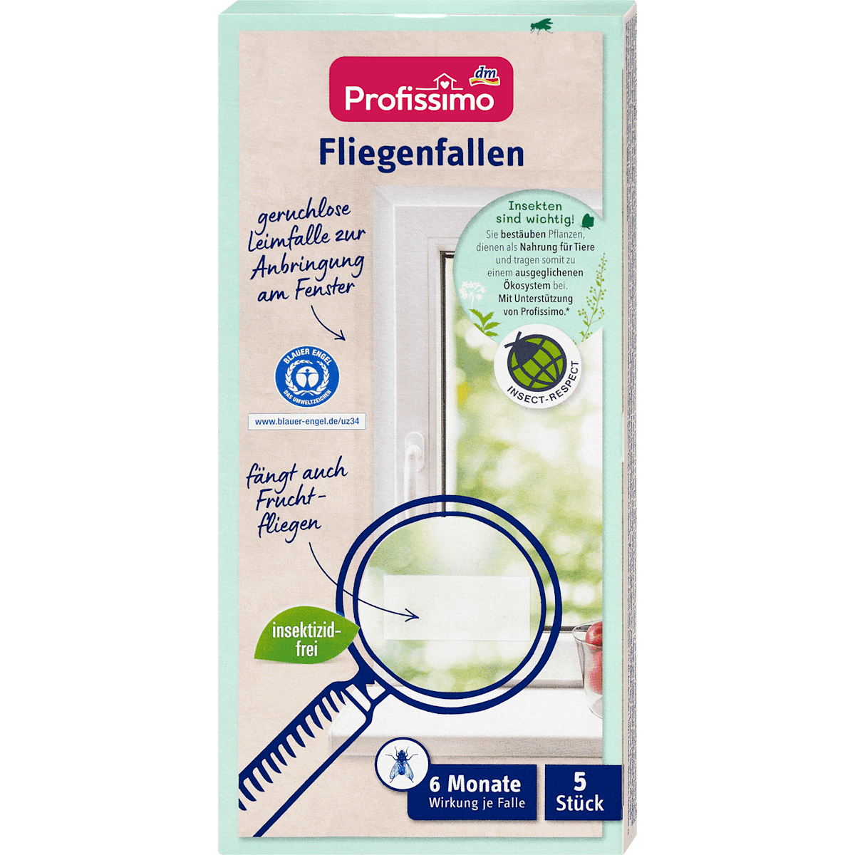 Profissimo Fliegenfallen, 5 pcs (Profissimo Fliegenfallen, 5 St) — authentic German product in Morocco