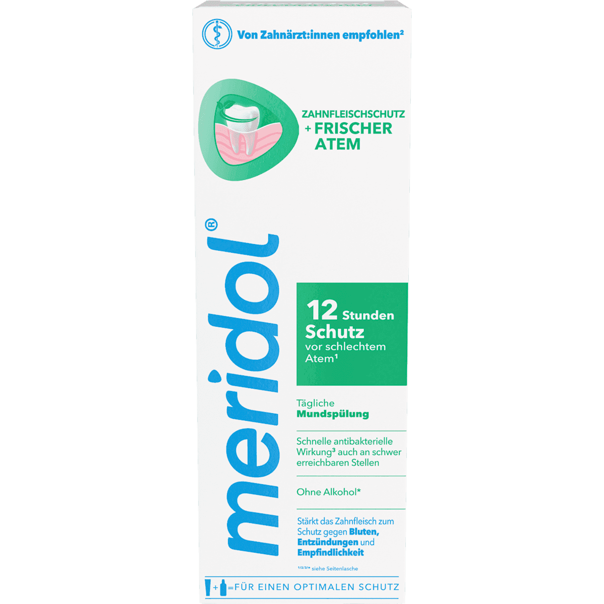 meridol Bain de bouche protection des gencives & haleine fraîche, 400 ml (meridol Mundspülung Zahnfleischschutz & frischer Atem, 400 ml) — منتج ألماني أصلي في المغرب
