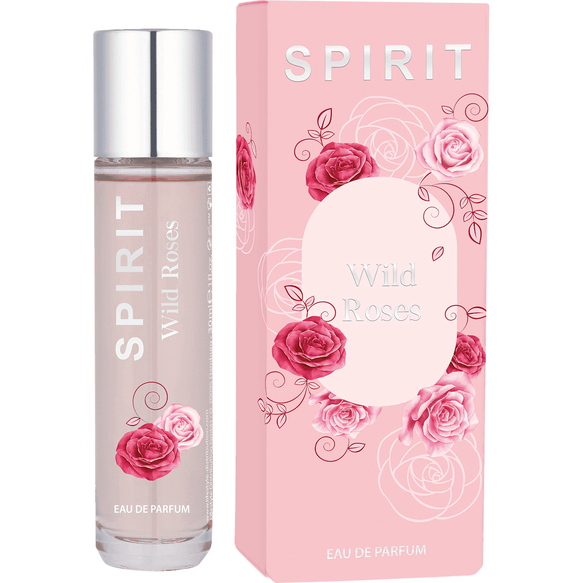SPIRIT Wild roses Eau de Parfum, 30 ml — produit allemand authentique au Maroc