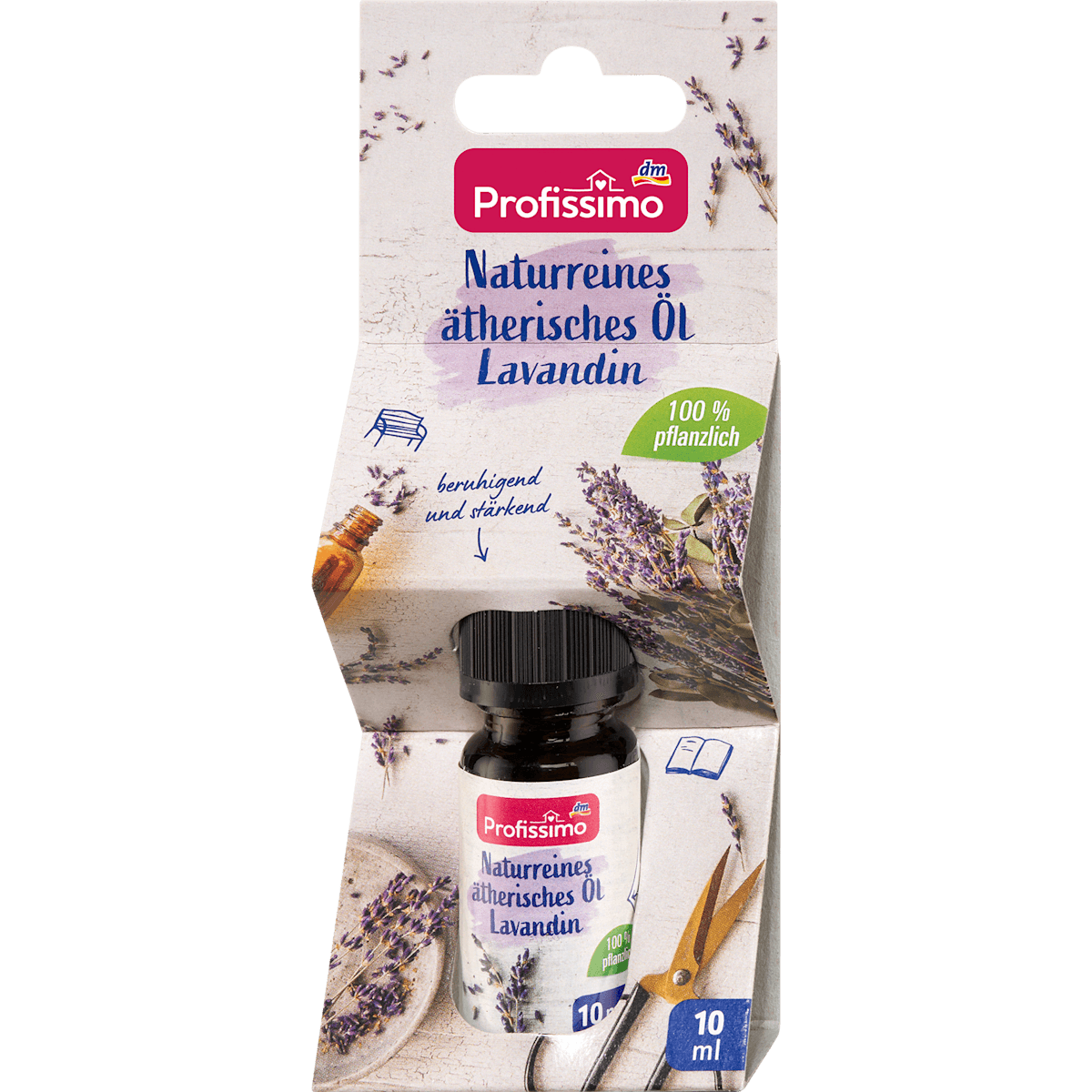 Profissimo Huile essentielle Lavandin, 10 ml (Profissimo Ätherisches Öl Lavandin, 10 ml) — produit allemand authentique au Maroc