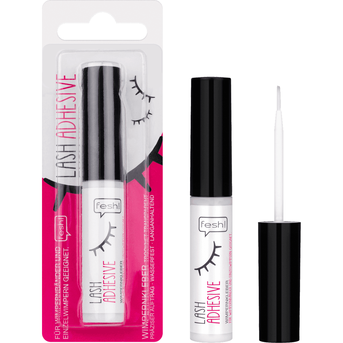 fesh! Colle à faux cils Waterproof, 4,5 ml — produit allemand authentique au Maroc