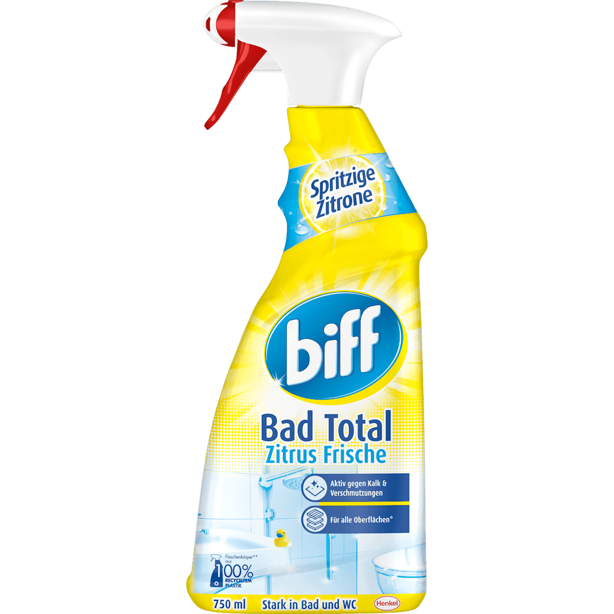 Biff Nettoyant salle de bain Total citron pétillant, 750 ml — منتج ألماني أصلي في المغرب
