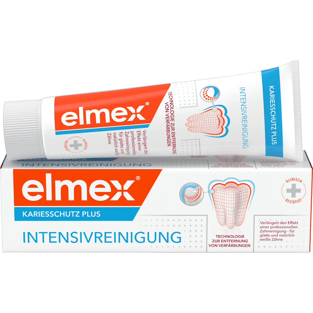 elmex Dentifrice protection anti-caries Plus, nettoyage intensif, 50 ml — منتج ألماني أصلي في المغرب