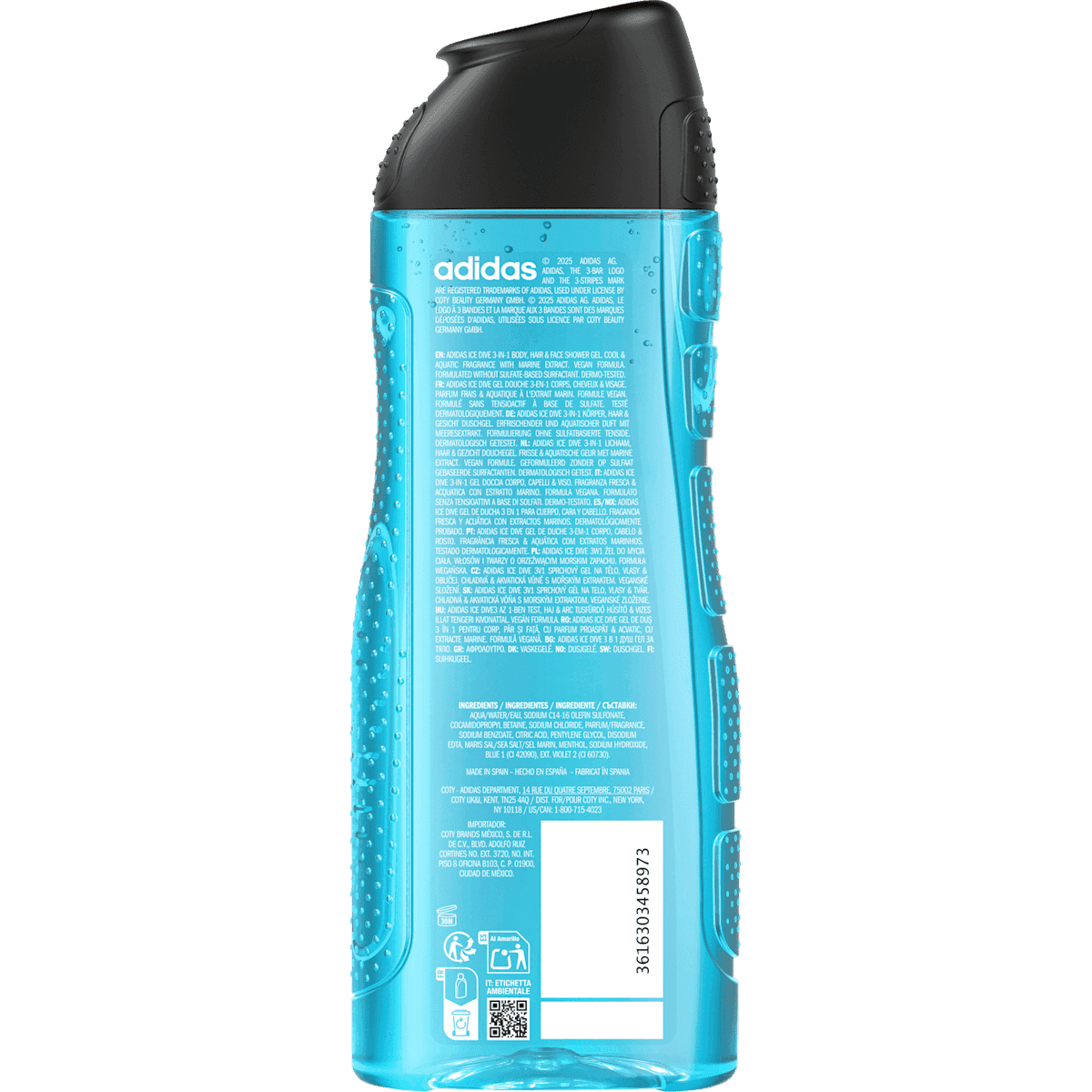 adidas Gel douche Men Ice Dive 3in1, 400 ml (adidas Duschgel Men Ice Dive 3in1, 400 ml) — منتج ألماني أصلي في المغرب