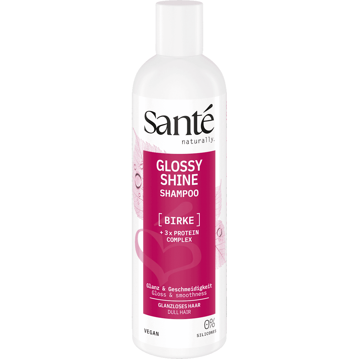 Santé naturally. Shampooing Glossy Shine, 250 ml — منتج ألماني أصلي في المغرب