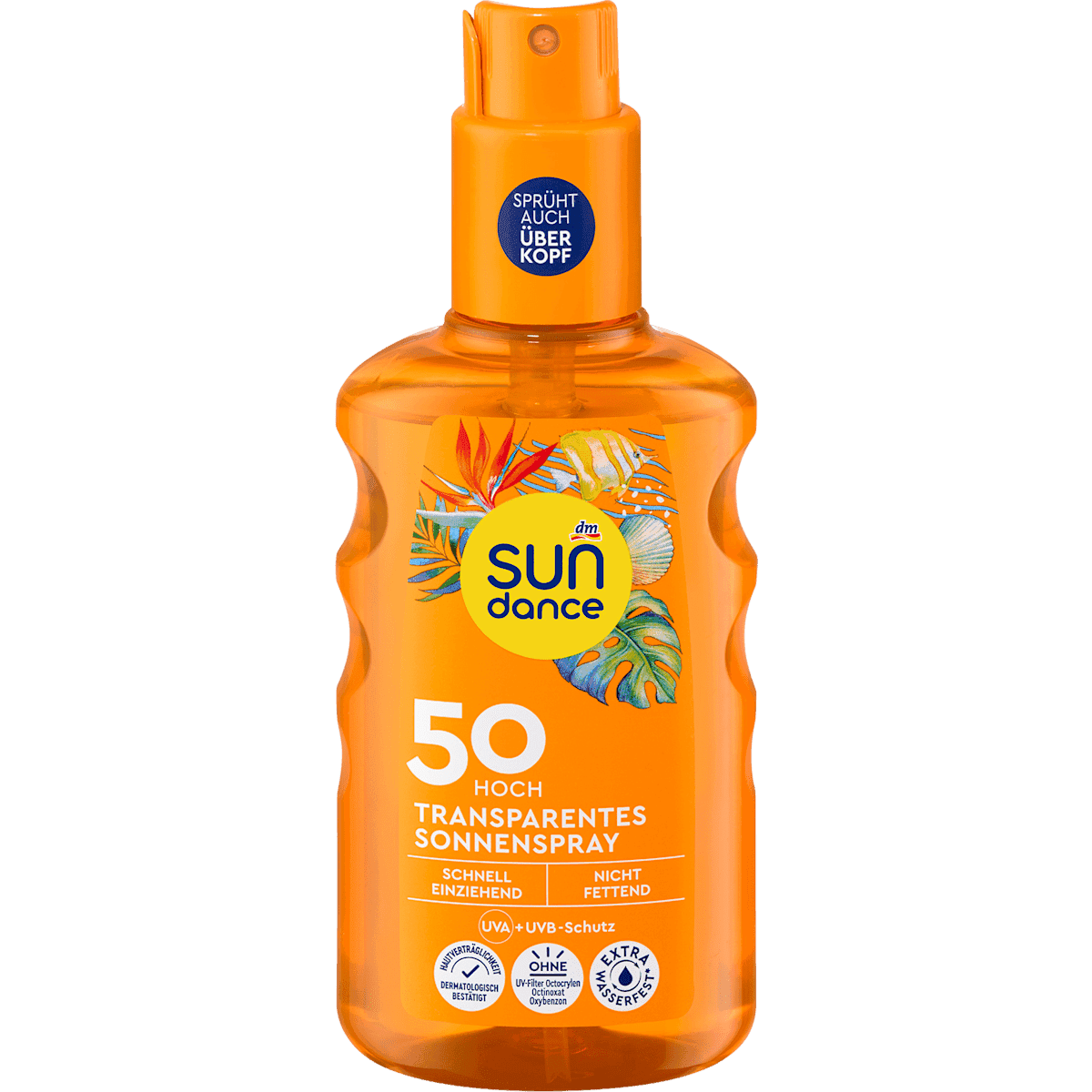 SUNDANCE Spray solaire transparent, LSF 50, 200 ml (SUNDANCE Sonnenspray transparent, LSF 50, 200 ml) — منتج ألماني أصلي في المغرب