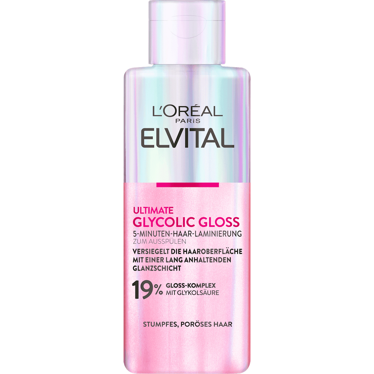 L'ORÉAL PARiS ELVITAL Masque cheveux Glycolic Gloss, 5 Minuten cheveux-Laminierung, 200 ml — منتج ألماني أصلي في المغرب