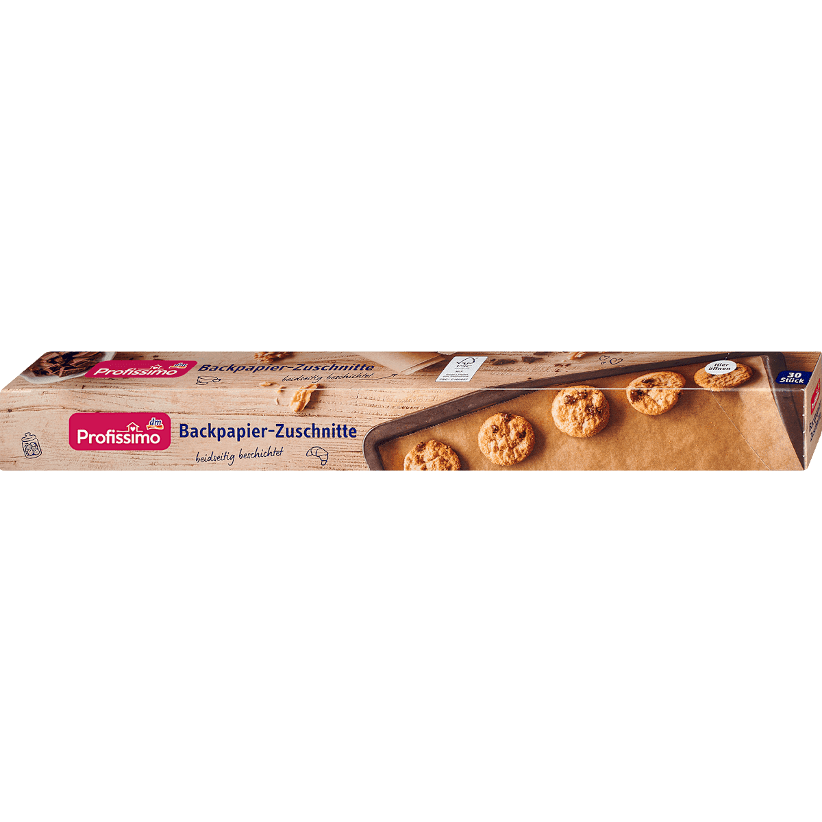 Profissimo Paper cuisson prédécoupé, 30 pcs (Profissimo Backpapier Zuschnitte, 30 St) — authentic German product in Morocco